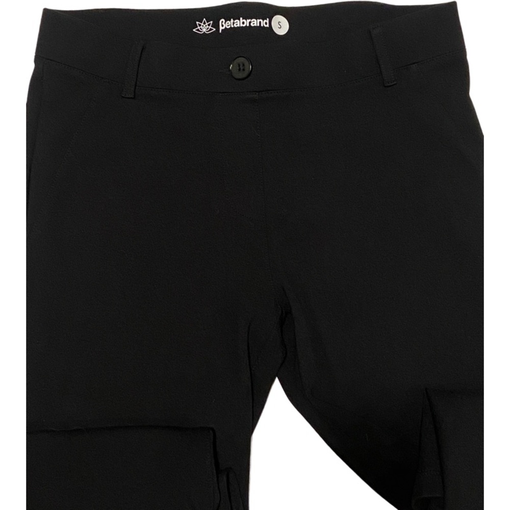 Betabrand Classic Straight Leg Dress Yoga Pants Black sz S - Picture 6 of 8